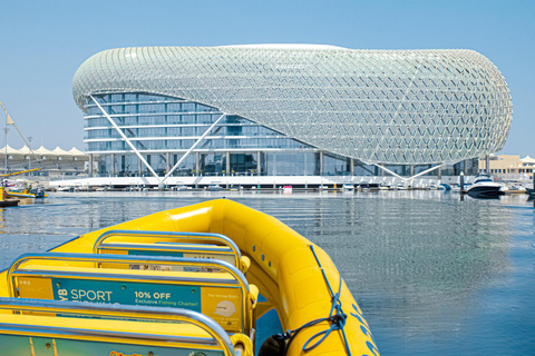 Abu Dhabi: Guided Speedboat Sightseeing Tour Guided Speedboat Tour from Yas Bay