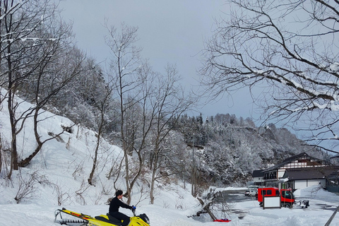 Nagano: Winter Holiday Snowmobiling in Nozawa Onsen Area