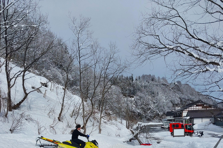 Nagano: Winter Holiday Snowmobiling in Nozawa Onsen Area