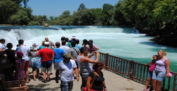Belek, Side, Alanya: Manavgat River Boat, Waterfall & Bazaar
