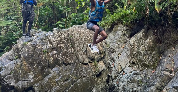 El Yunque Rainforest Famous Waterslide, Waterfalls