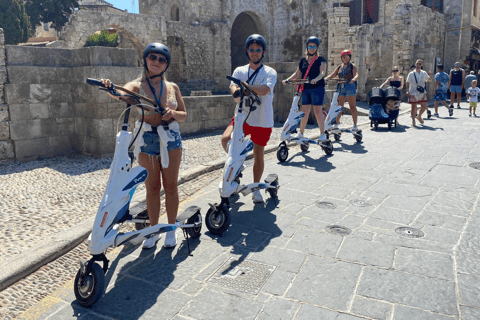 Rhodos: Mittelalterliche Stadt und Graben-Tour per Trikke