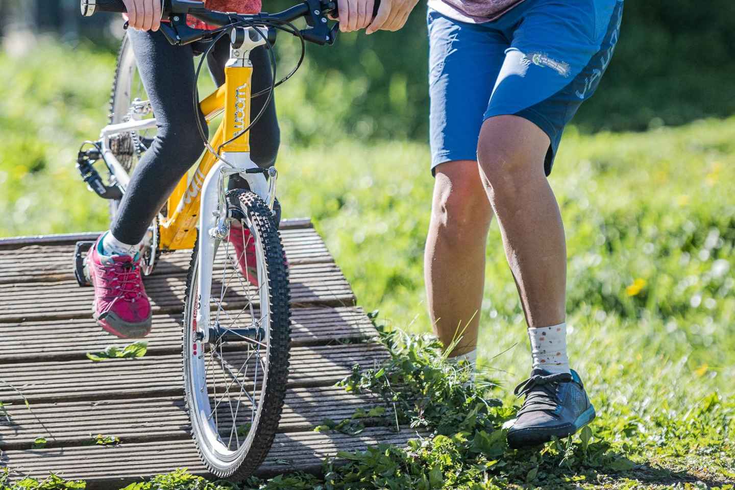 Ortisei: corso di bici per bambini