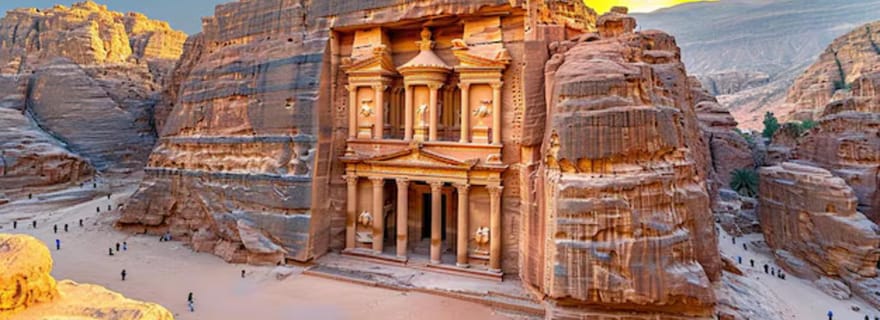 Amman : visite privée de deux jours à Pétra, Wadi Rum et la mer Morte