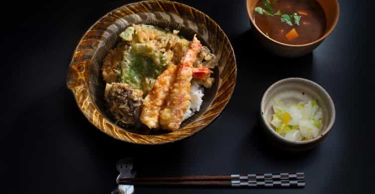 Osaka Authentic Tempura & Miso Soup Japan Cooking Class