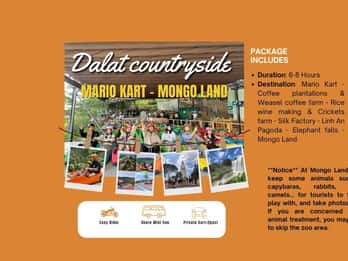 Dalat: Mario kart - Mongo Land - Tour in campagna
