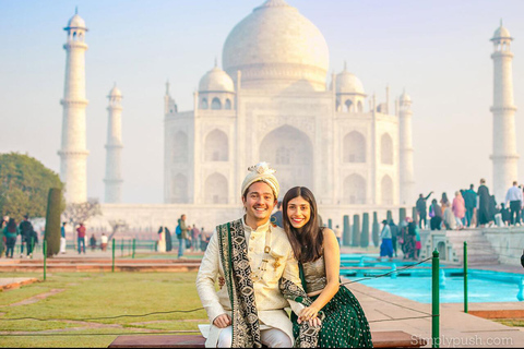 From Delhi: Private Taj mahal ,Agra Daytrip by express Train From Delhi: Private Taj mahal & Agra Tour by express Train