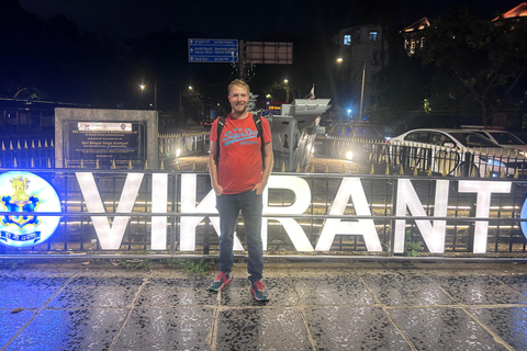 Escapadela nocturna a pé a sul de Mumbai