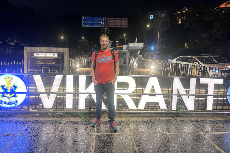 Escapadela nocturna a pé a sul de Mumbai