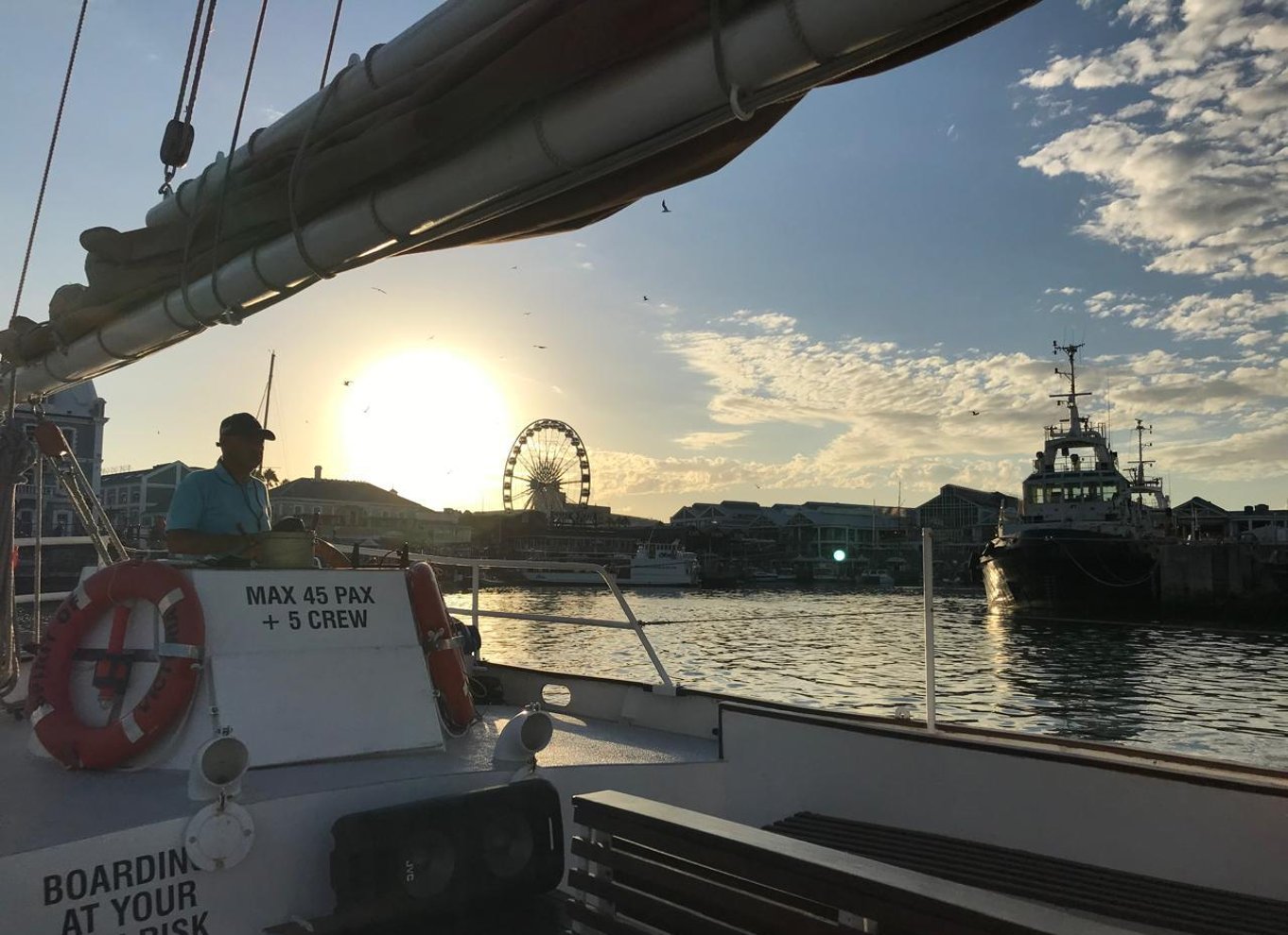 Cape Town: Solnedgangskrydstogt fra V&A Waterfront med bobler