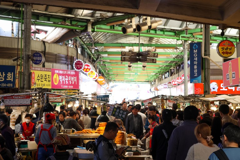 Streetfood op de markt van Ghwangjang en DongdaemunStreetfood in Ghwangjang en Dongdaemun Market