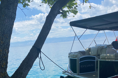 Ohrid: Lake Ohrid Boat Cruise with Swimming Stops