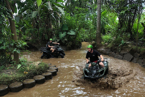 Bali: Ubud ATV-Fahrt mit Wasserfall-Drachenhöhle und MittagessenTandem ATV