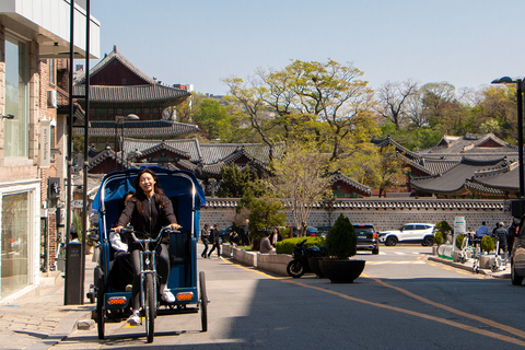 Séoul : Visite du village Hanok de Bukchon en cyclo-pousse