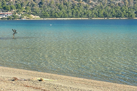 Athènes : Lac Vouliagmeni Corinthia, coucher de soleil et baignade dans l&#039;Héraion