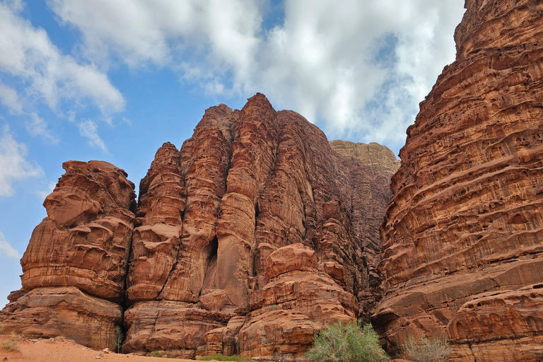 Wadi Rum: Beyond Tourist Route Full Day & Micro-Camp Stay