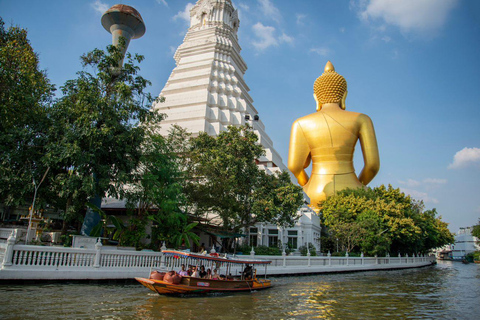 Bangkok: Private Khlong Latmayom Local Market (3 Options) Option 3 Private Klong Latmayom & Boat ride to Wat Paknam