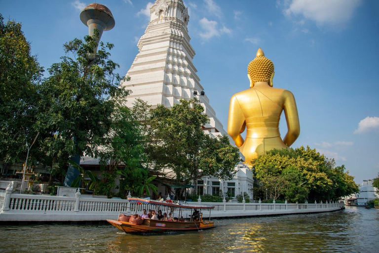 Bangkok: Private Khlong Latmayom Local Market (3 Options) Option 3 Private Klong Latmayom & Boat ride to Wat Paknam