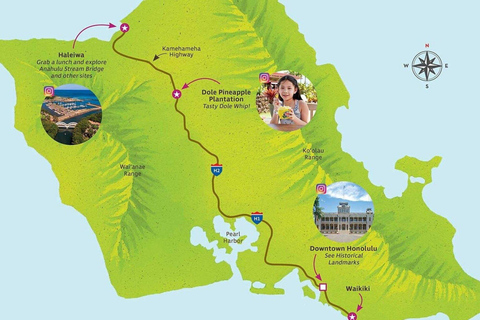 Oahu: Haleiwa &amp; Dole Plantation Deluxe Tour