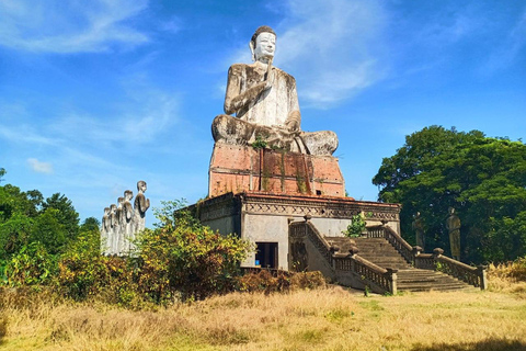 De Siem Reap: viagem de 1 dia a Battambang com passeio de trem de bambu