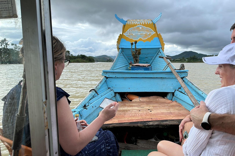 Hue: Excursão a pé até o pagode Thien Mu e retorno em um passeio de barco