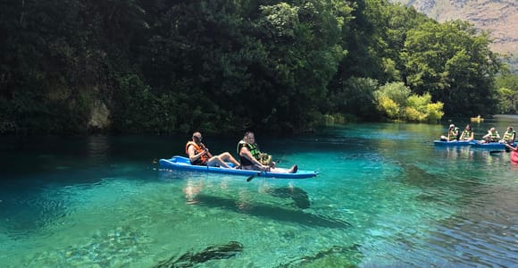 Sarande: Blue Eye Kayak Walking tour & Lekuresi Castle