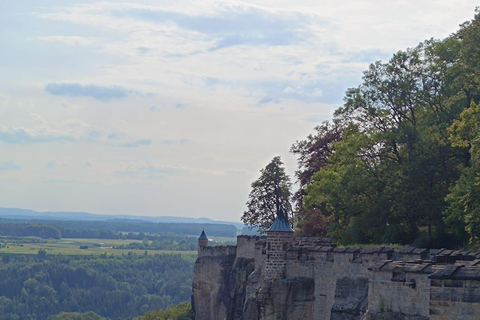 From Dresden: Table mountains Lilienstein & Königstein tour