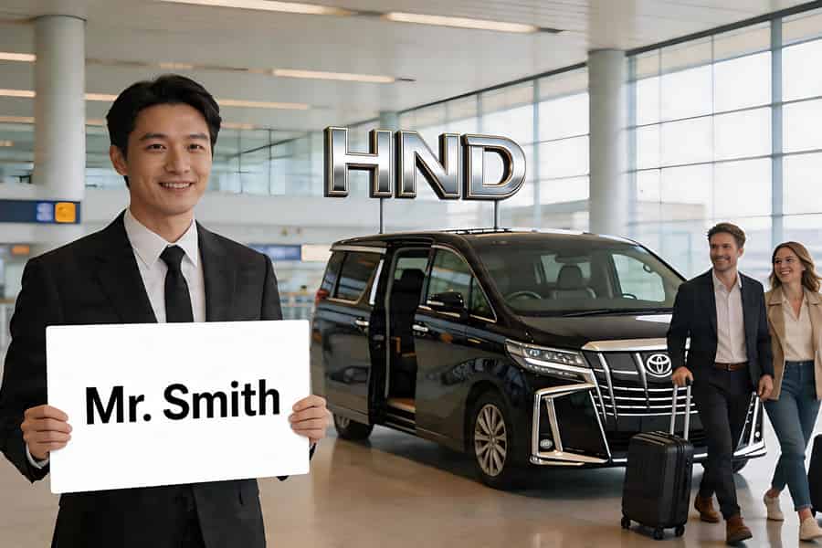 Tokio: Privater Transfer zum/vom Flughafen Haneda (HND). Foto: GetYourGuide Tokio: Privater Transfer zum/vom Flughafen Haneda (HND). Foto: GetYourGuide
