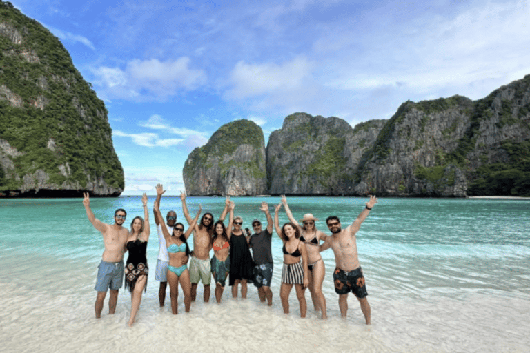 TailanDay w PhiPhi - Zatoka Maya i główne plaże w języku portugalskimTailanDay w Phi Phi - Zatoka Maya i główne plaże