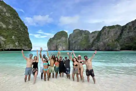 TailanDay à PhiPhi -Maya Bay et les principales plages en portugais