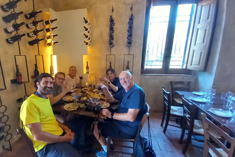 Etna dagsutflykt från Siracusa. Vandring, vin och mat ingår