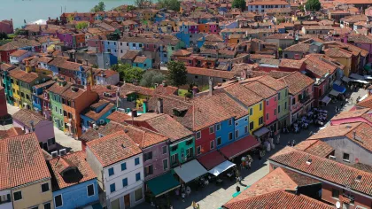 Venedig: Murano und Burano, Bootstour mit Glasbläsershow