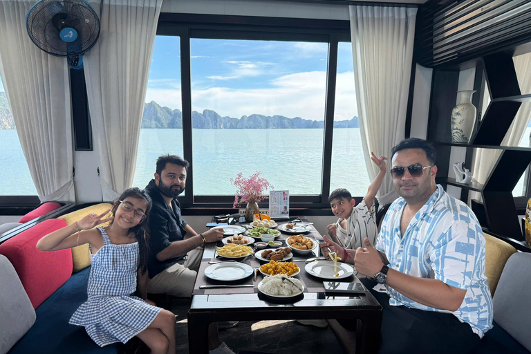 From Hanoi: Ha Long Bay Private Charter VIP Cruise| Luxury Sharing Transfer + Premium Day Cruise (Non-Charter)