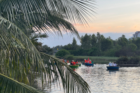 Hoi An Untold: E-scooter Tour to Countryside and Basket Boat
