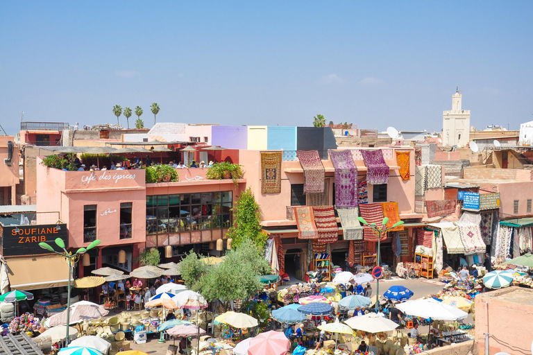 Marrakech: Historical Monuments, Souks & Medina Guided Tour Shared Group Walking Tour in English– From the Meeting Point
