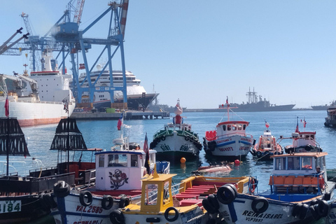 Valparaíso: Private City Tour & Local Fishing Boat Ride
