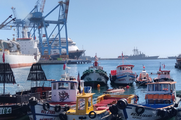 Valparaíso: Private City Tour & Local Fishing Boat Ride