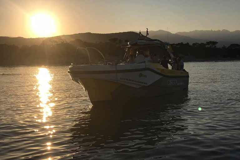 Porto-Vecchio : Rondvaart bij zonsondergang &amp; aperitief