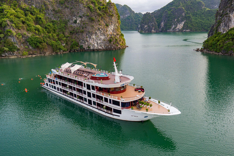 Hanoi: 2-dagars Lan Ha &amp; Halong Bay 5-stjärnig kryssning med balkong