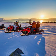 Tromsø: Lyngen Alps Guided Snowmobile Tour / Afternoon