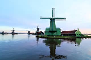 Amsterdam: E-Bike-Tour zu den Windmühlen nach Zaanse Schans