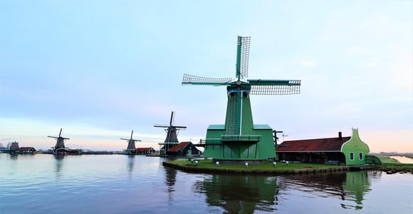 Amsterdam: E-Bike-Tour zu den Windmühlen nach Zaanse Schans