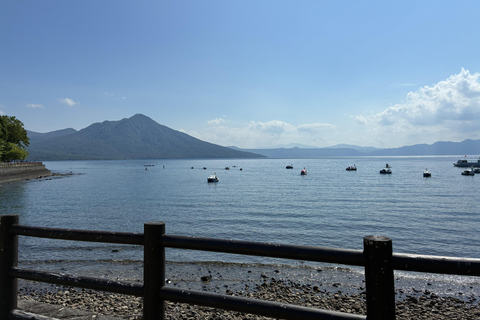 From Sapporo: Lake Shikotsu Nature and Shopping Private Tour