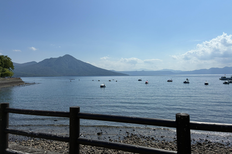 From Sapporo: Lake Shikotsu Nature and Shopping Private Tour