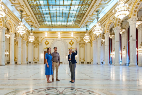 Bucharest's Palaces: Parliament, Ceaușescu & Village Museum COACH TOUR Audio guide in 24 languages