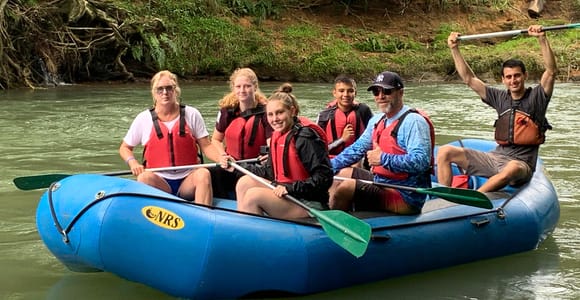 La Fortuna: Floating Safari, Hanging Bridges, Waterfall, and Lunch