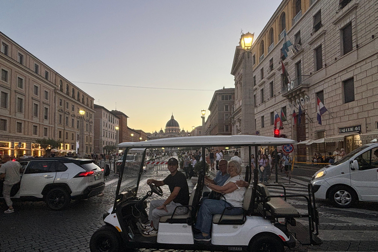 罗马：3小时私人高尔夫球车之旅（含美食品尝）罗马：午夜高尔夫球车3小时私人游（仅限5人）