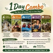 Chiang Mai: 5-in-1 Adventure Combo with ATV Ride & Rafting Chiang Mai: 5-in-1 Adventure Combo with ATV Ride & Rafting