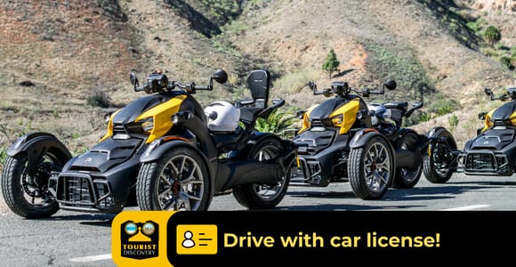 Gran Canaria: Can-Am Ryker 3-Wheel Motorcycle / Buggy / Quad