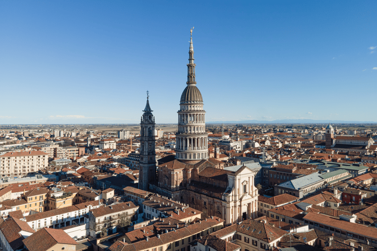 Novara: Kuppel von S. Gaudenzio, Aufstieg &amp; Besuch